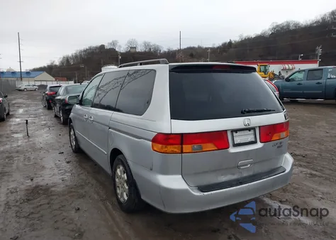 2002 Honda Odyssey Ex-L из США, поврежденный, VIN 5FNRL18072B051136